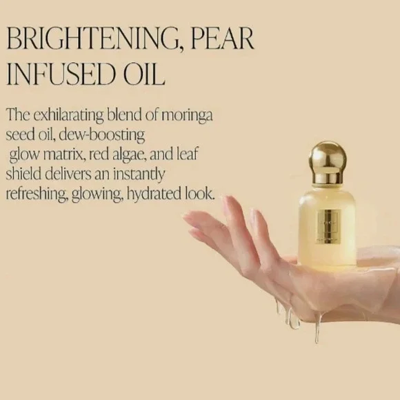 New Byroe New York Pear Serum Facial Oil Brightener 0.67 Fl Oz - Picture 2 of 4